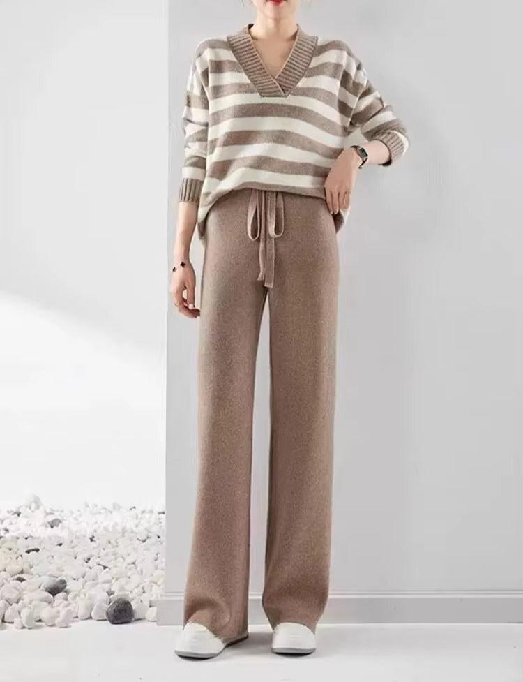 Cozy-Knit Trousers